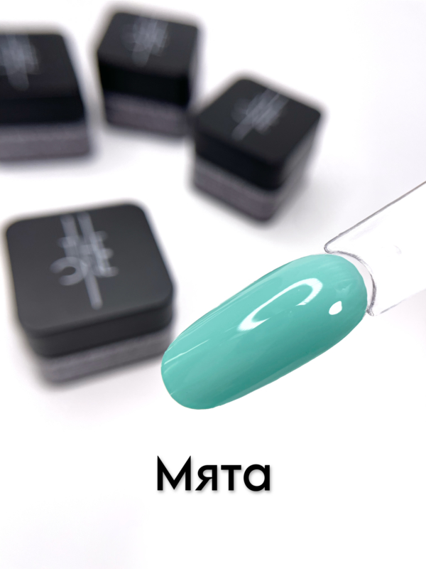 Гель-краска для дизайна ногтей, аэропуфинга и росписи МЯТА 5гр. TheOne