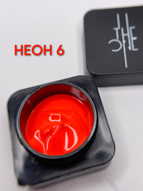 Гель-краска НЕОН #6 для дизайна ногтей, аэропуфинга и росписи 5гр. TheOne